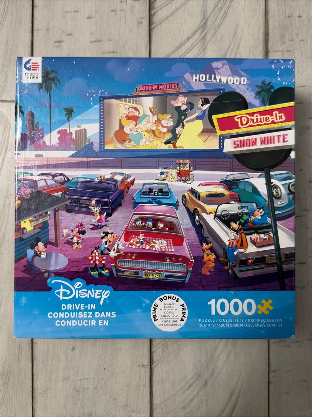 Disney Drive-In Jigsaw Puzzle 1000 pieces